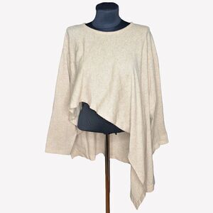 Comme Des Garcons Rei Kawakubo Original Vintage Wool Asymmetric Top Sz M